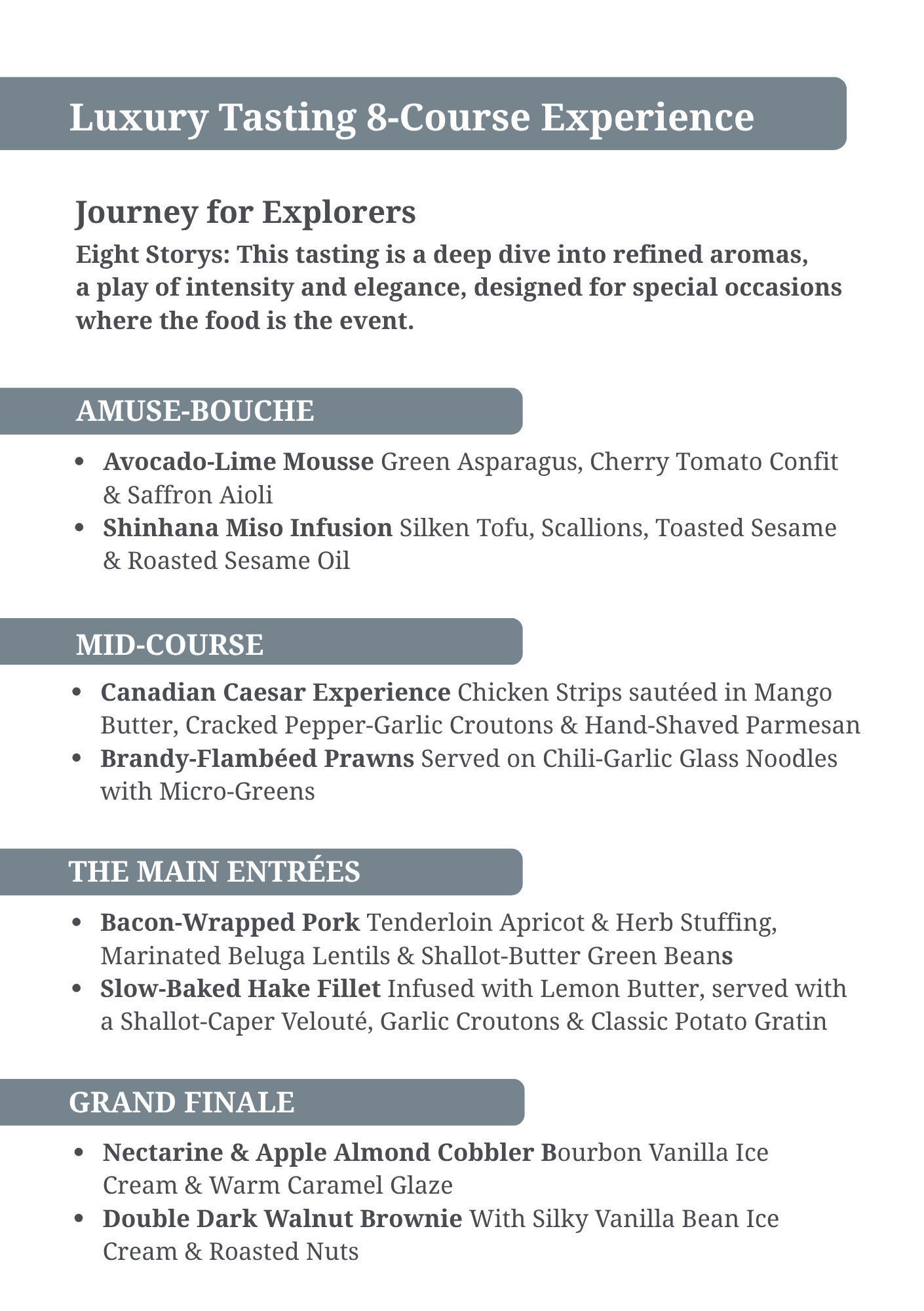 Basic but Beautiful 4-Course Menu